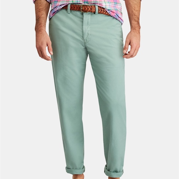 NWT! Polo Stretch Chino Pants Tiki Green - Picture 2 of 2